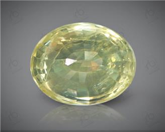 Natural Unheated & Untreated Certified Yellow Sapphire  5.62CTS-6128